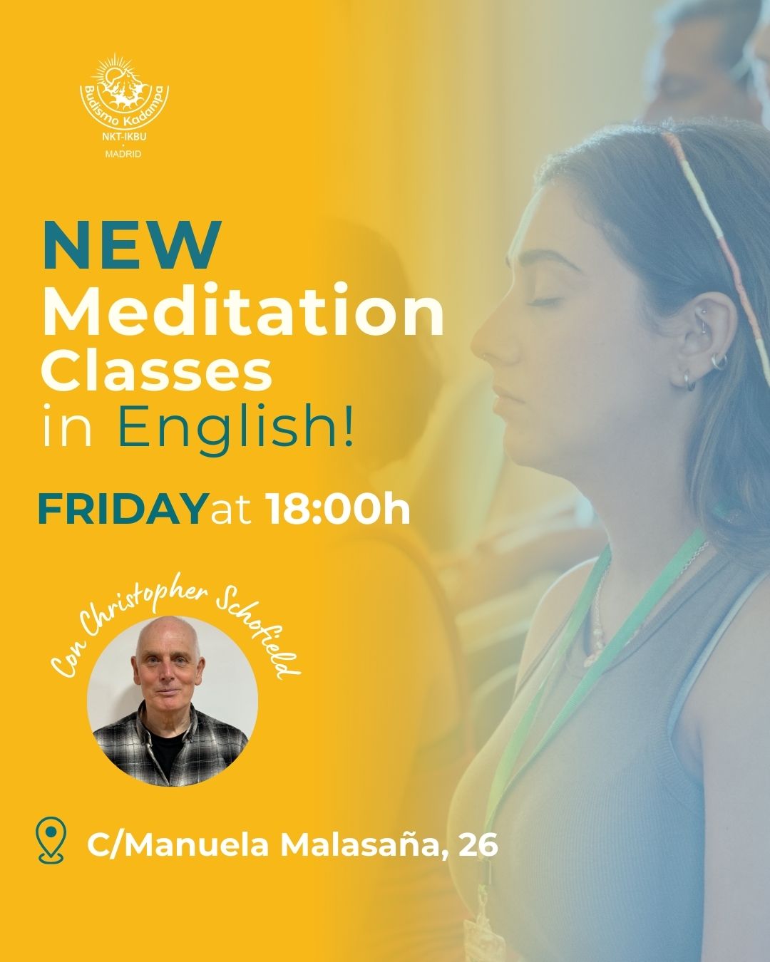 meditation classes in English