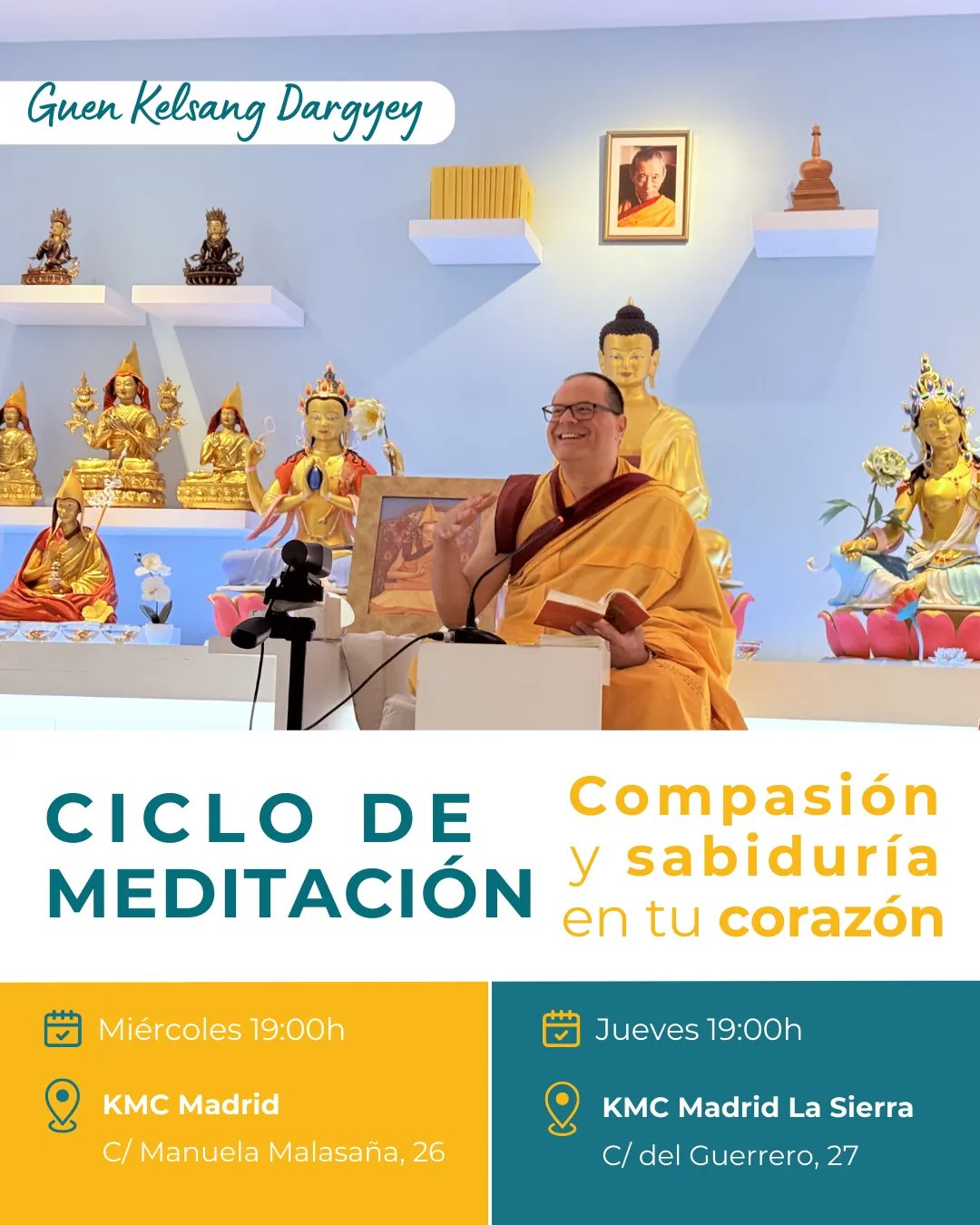 ciclo de meditacion Guen Kelsang Dargyey