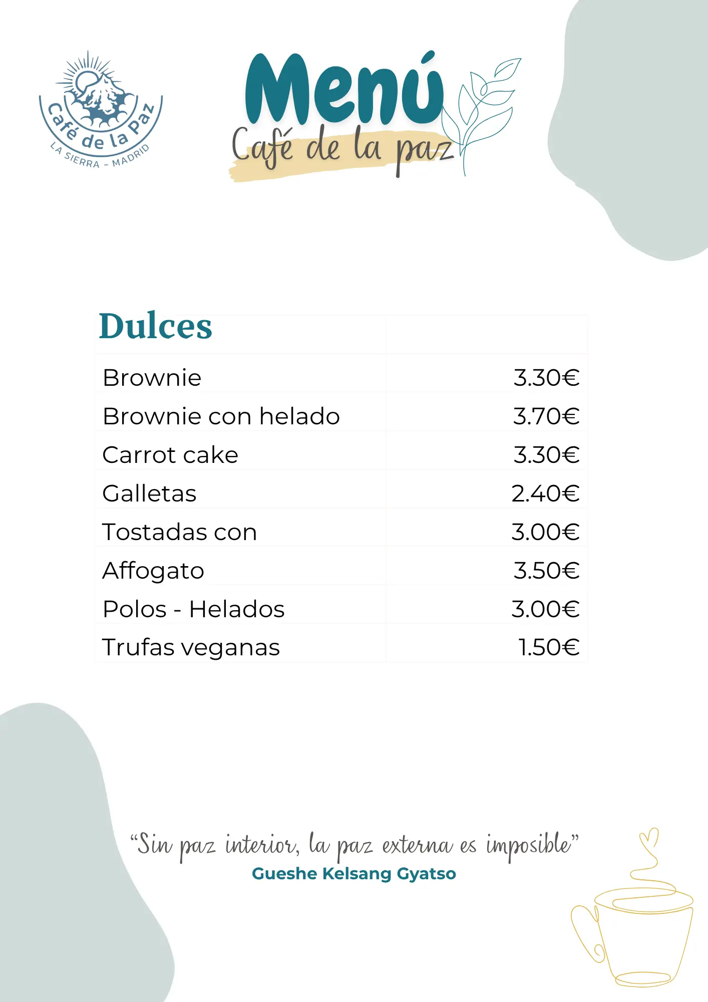 Menú